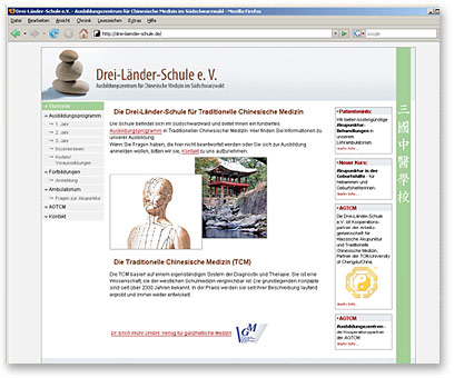 Screenshot www.drei-laender-schule.de
